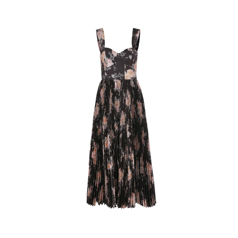 Maison Amory Primrose Midi Dress Moonlight Rose Size XL - Picture 2 of 9